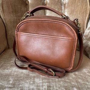 Vintage Coach British Tan 9991 Lunchbox Bag